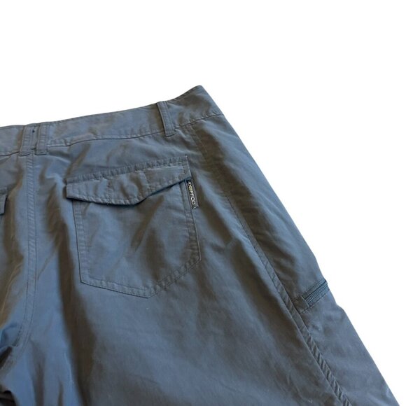 Exofficio Insect Shield Repellant Pants Zip-Off Shorts Grey Outdoor Hiking 10 - Picture 9 of 12